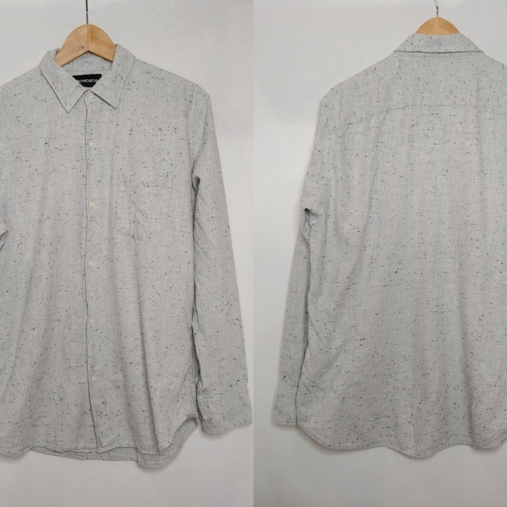 Bonobos Tailored Button Down Collar Long Sleeve S… - image 1